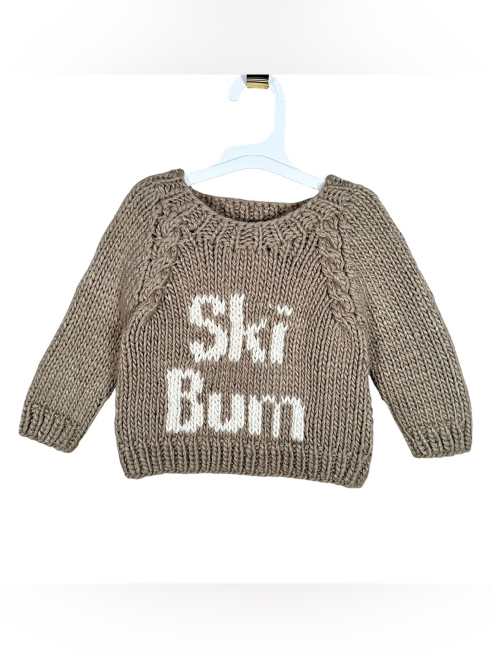 HUGGALUGS Chunky Knit “Ski Bum” Sweater
